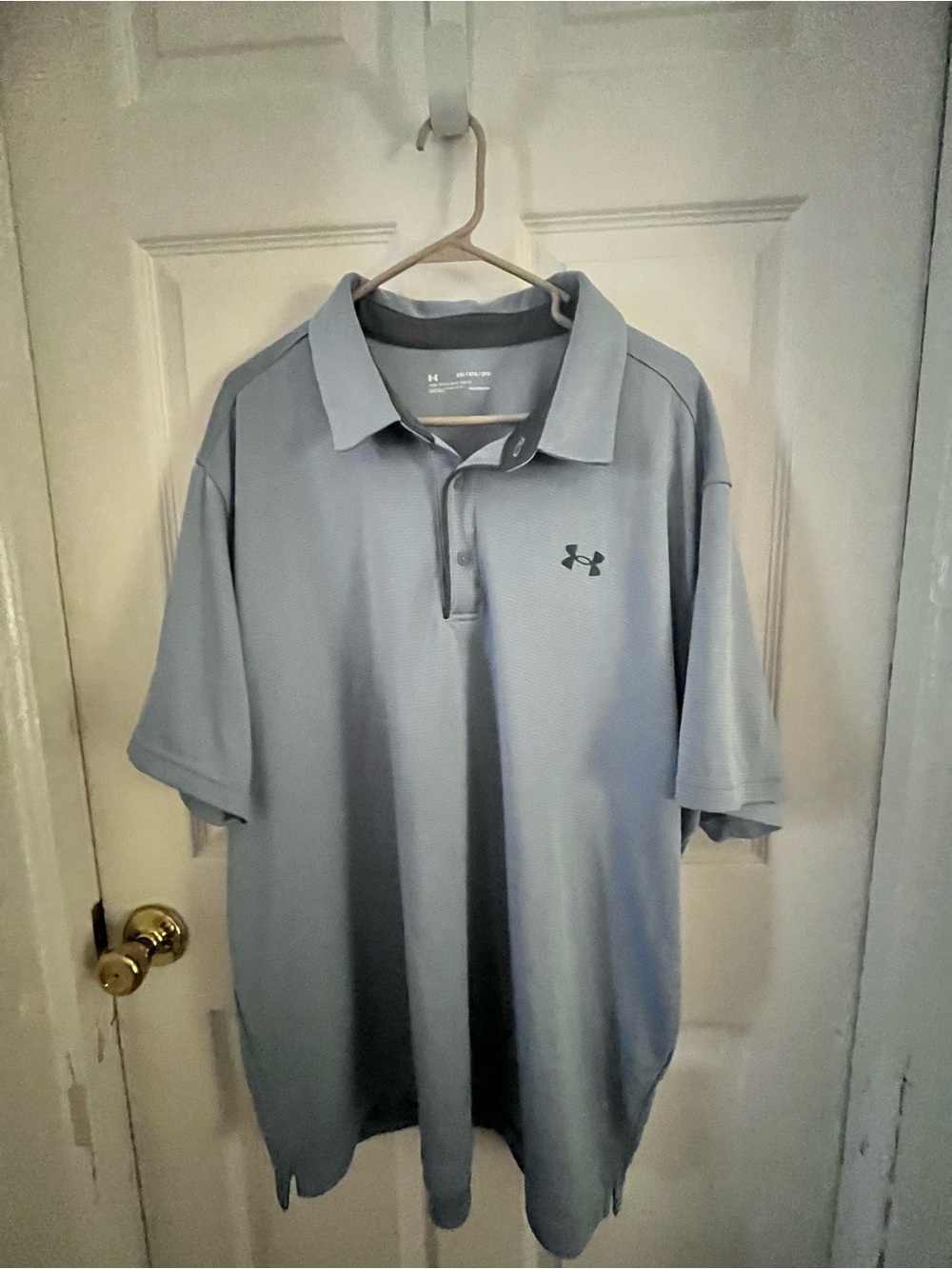 Under Armour Men's Light Gray Performance Polo
